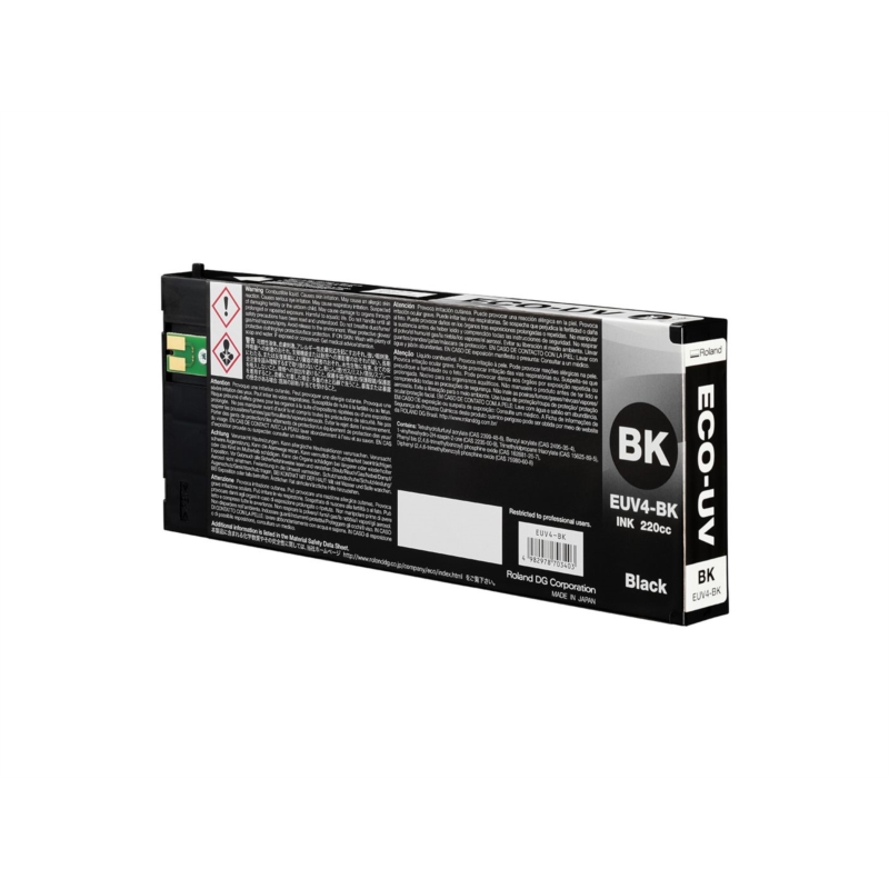 Cartouche EcoUV4 Noir 220 cc