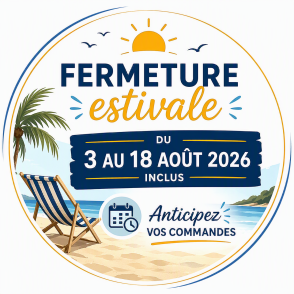 Fermeture estivale